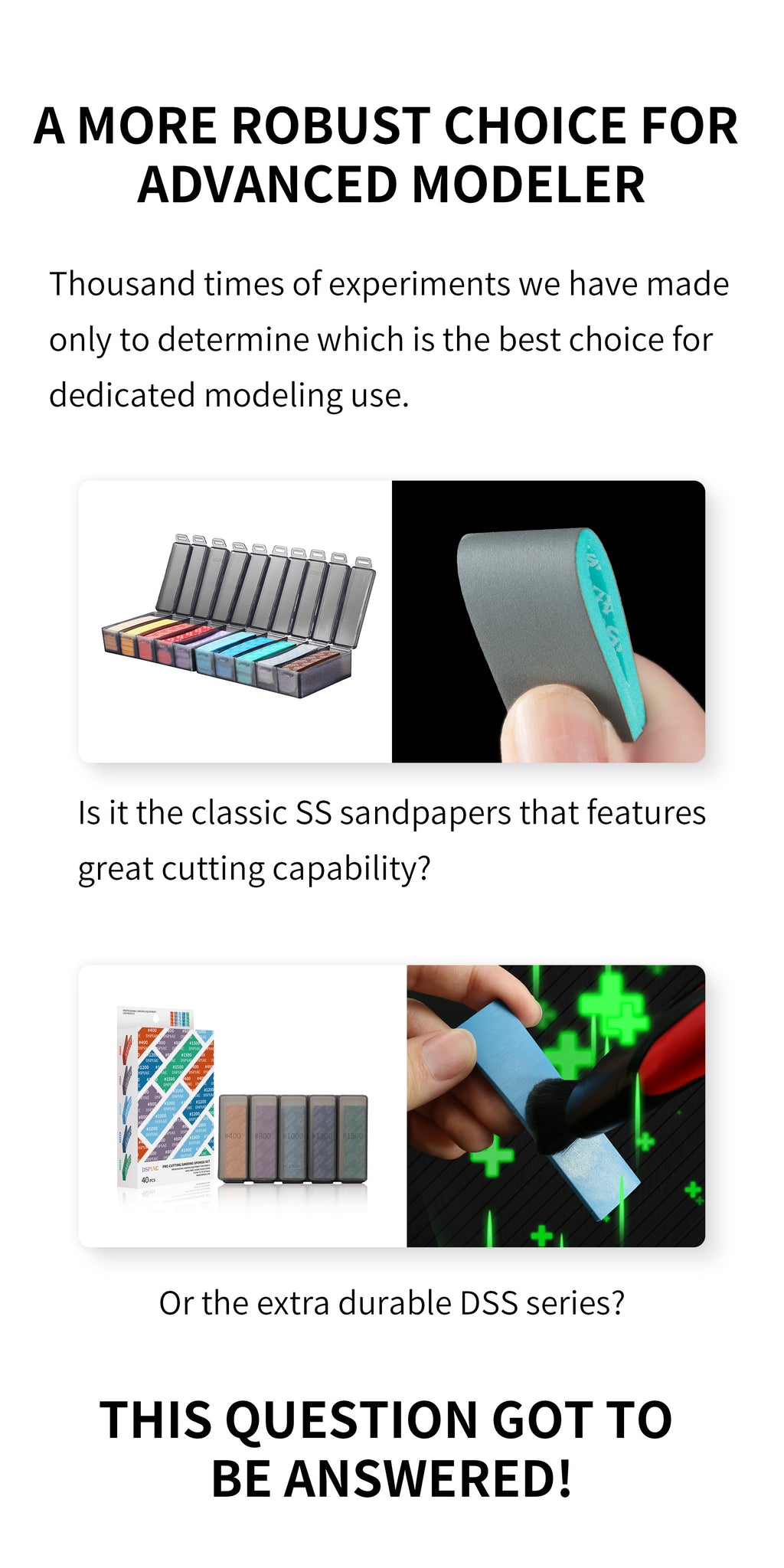 XSS-S01 Vigorous Sponge Sandpaper Set