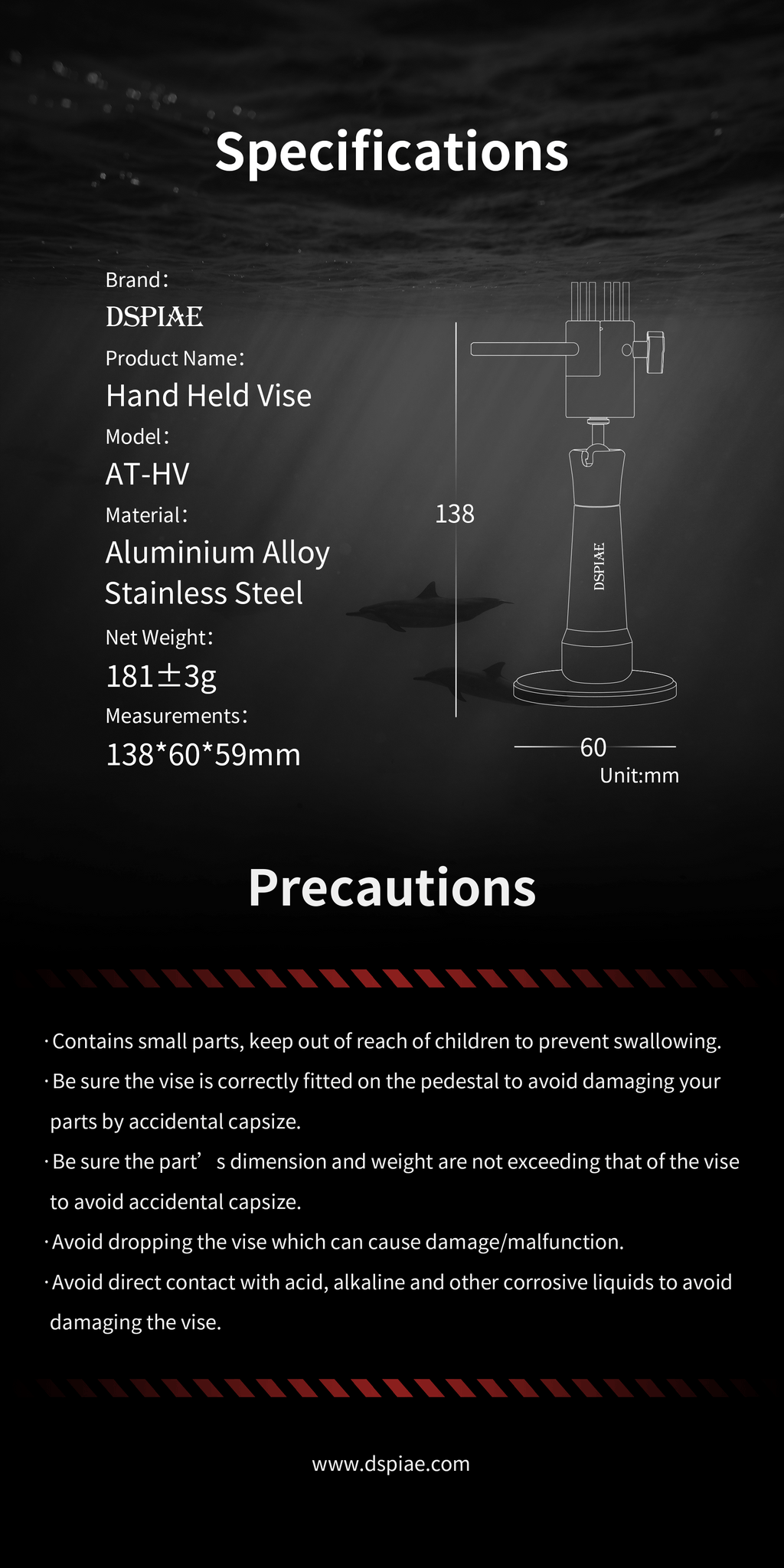 AT-HV Hand-held Mini Vise