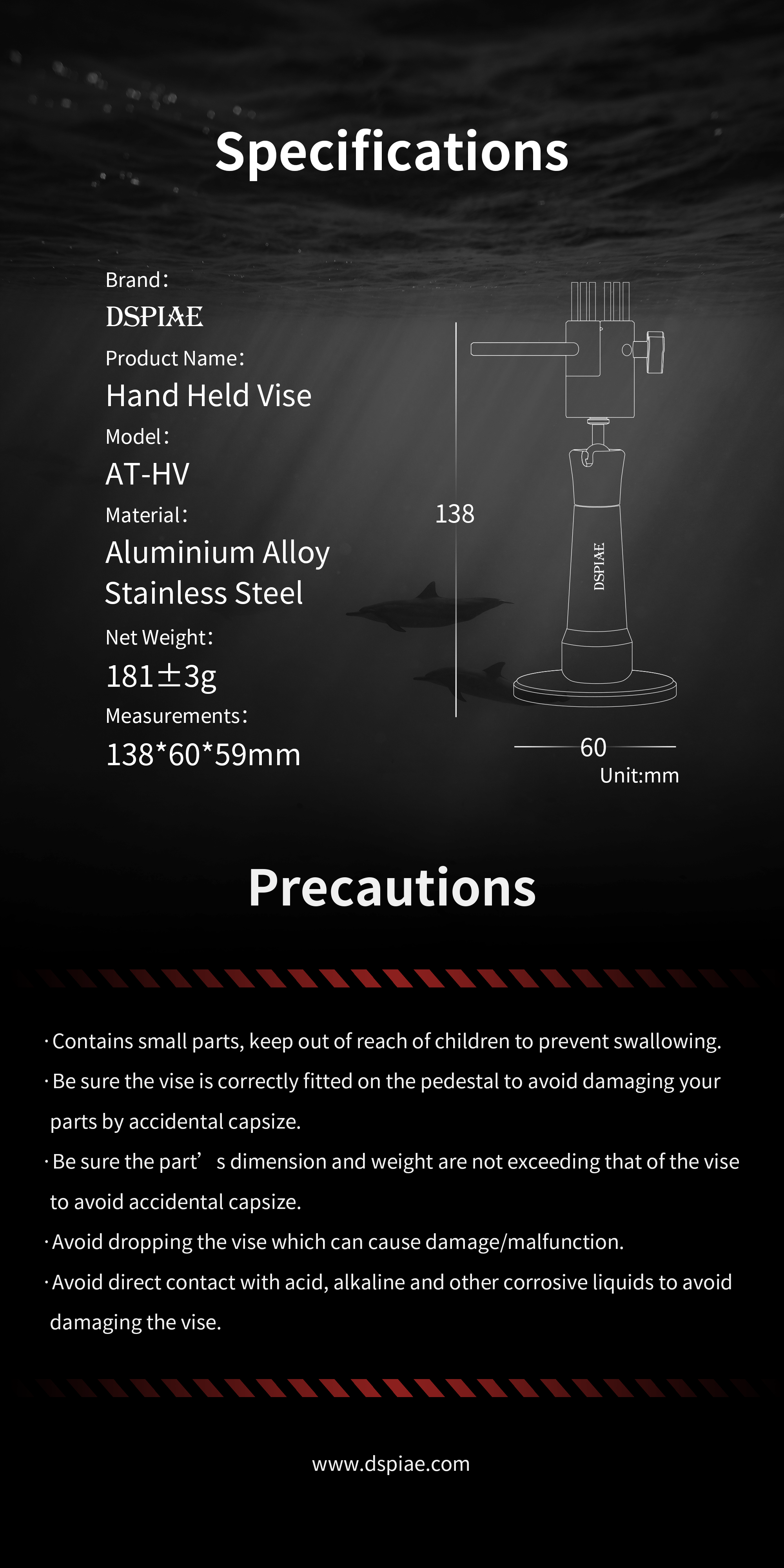 AT-HV Hand-held Mini Vise