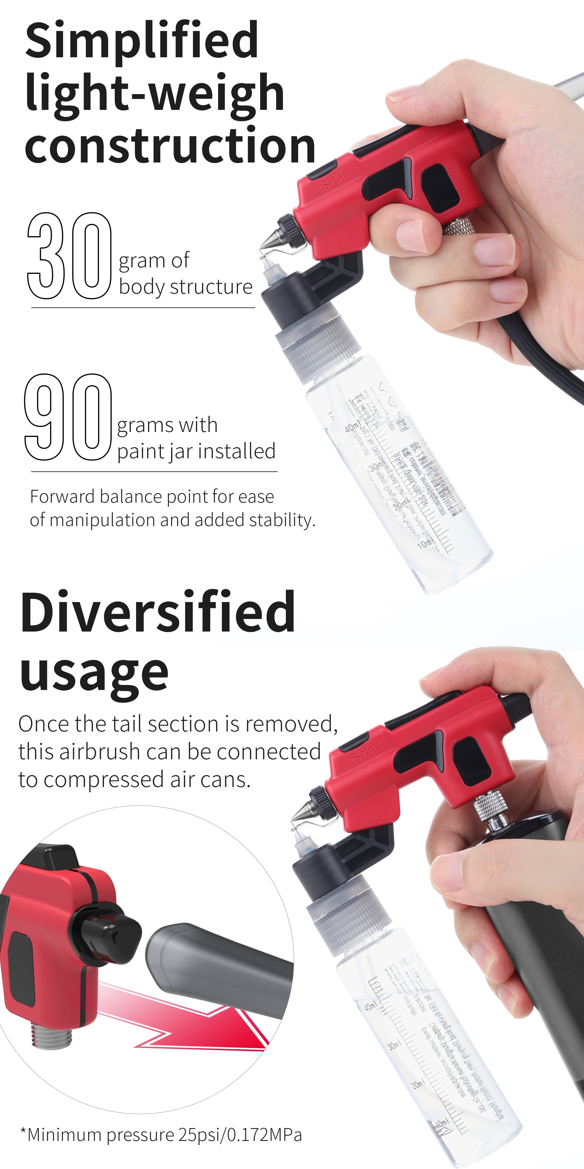 PT-AB Wash-Free AirBrush