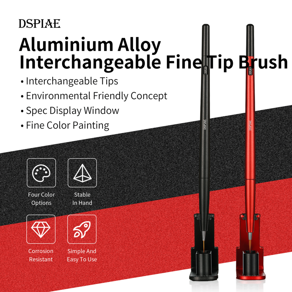 AT-FB Aluminum Shank Interchangeable Fine Tip Brush