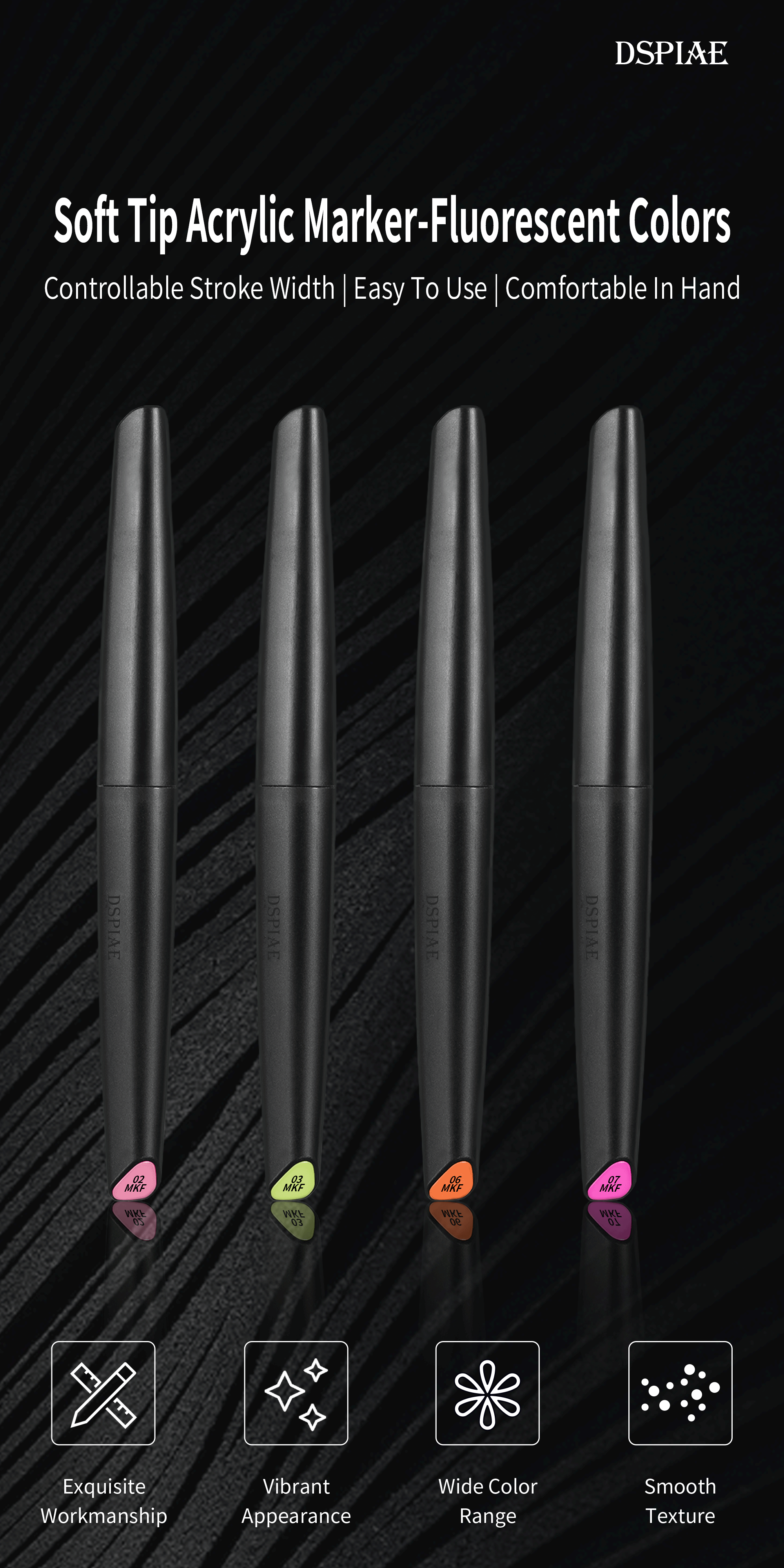 MKF Soft Tip Acrylic Marker