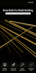 BB Brass Rods For Model Building