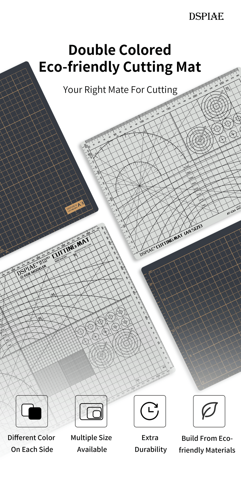AT-CA Model Cutting Mat Double-Sided