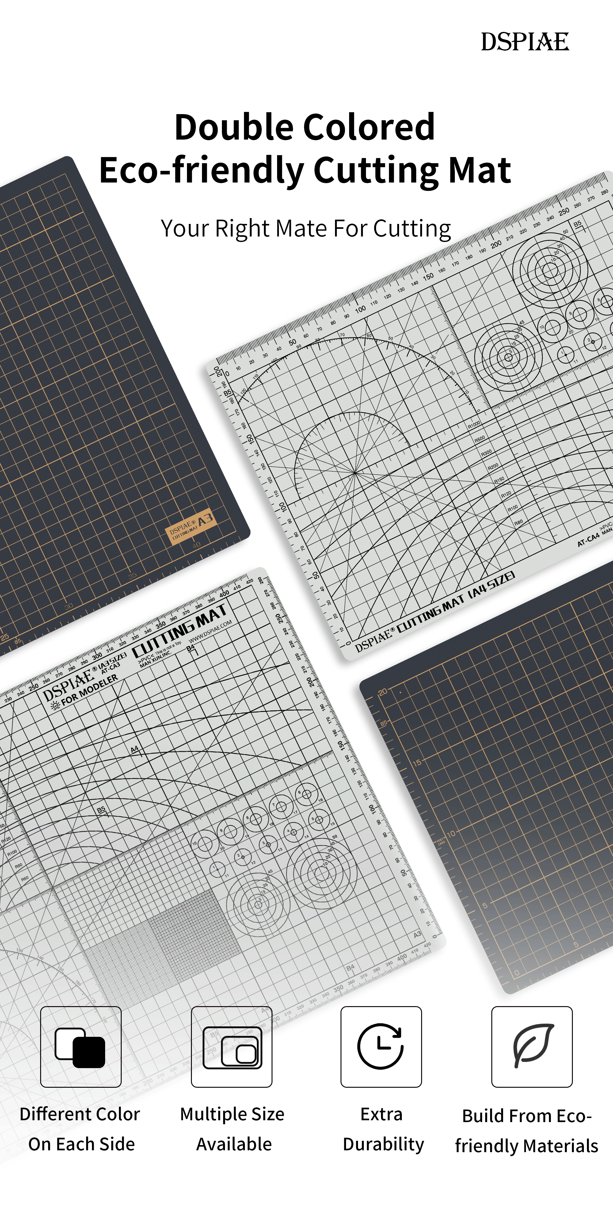 AT-CA Model Cutting Mat Double-Sided