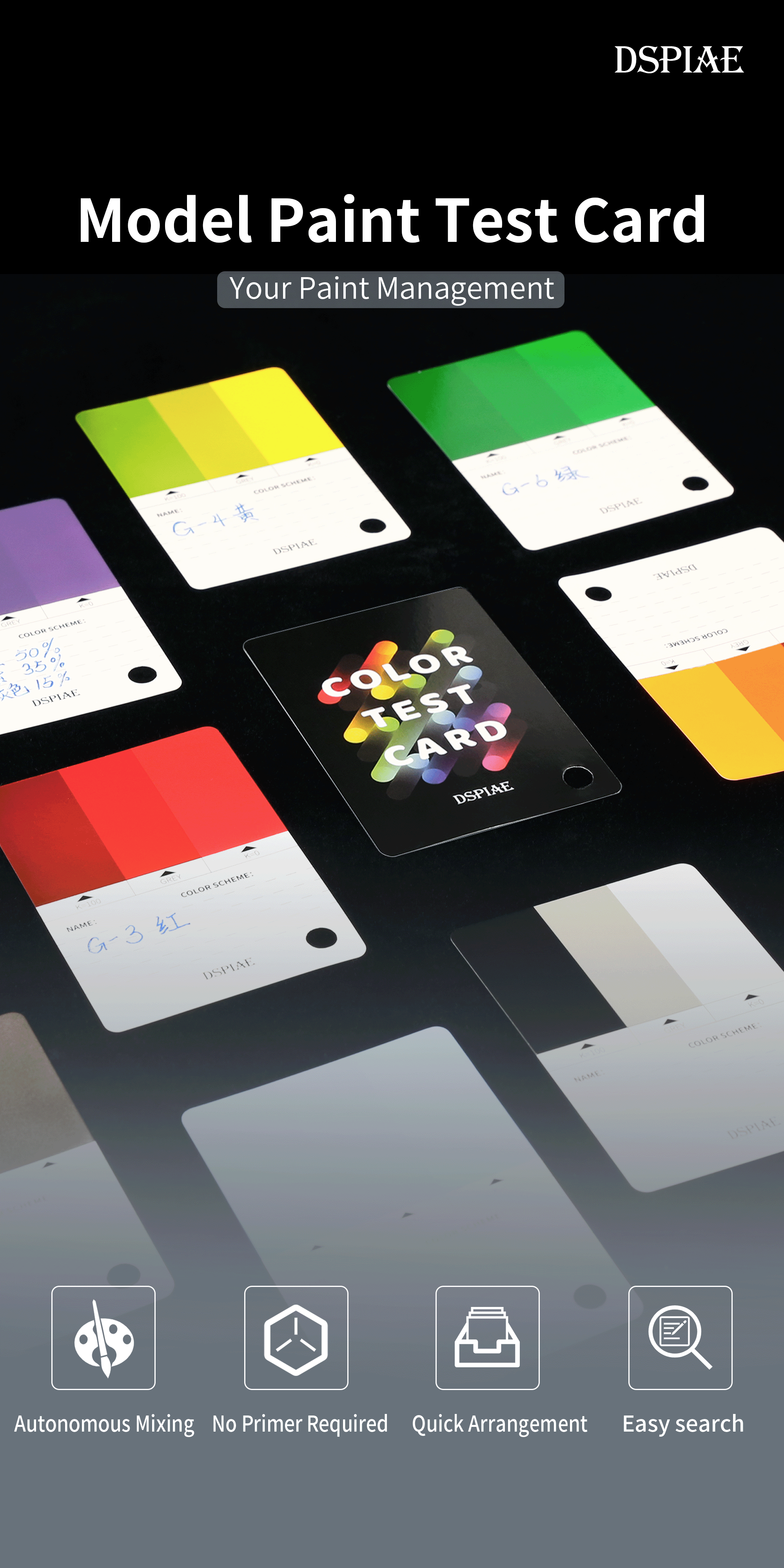 CC-01 Model paint Test Card