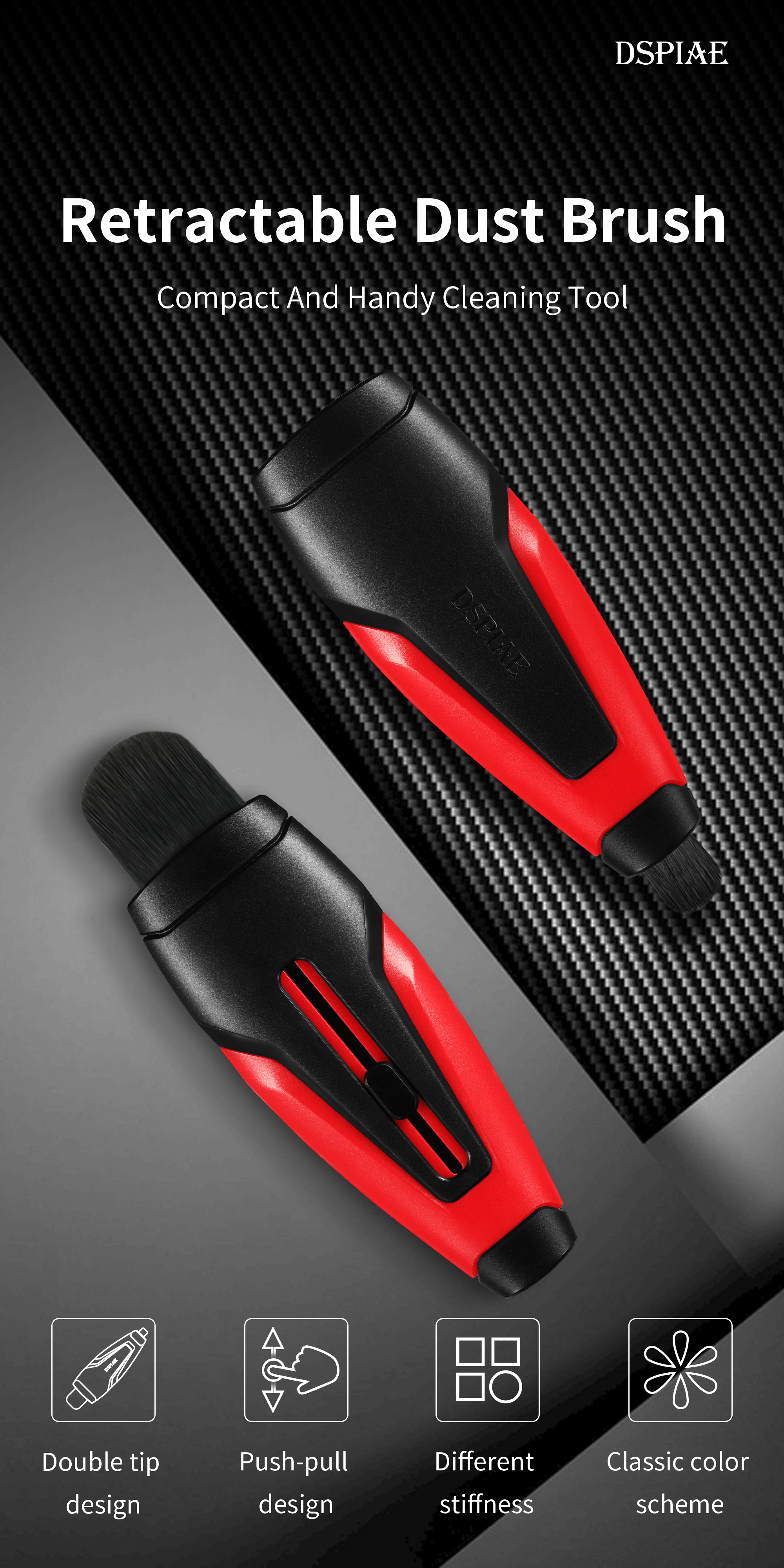 PT-RDB Retractable Dust Brush