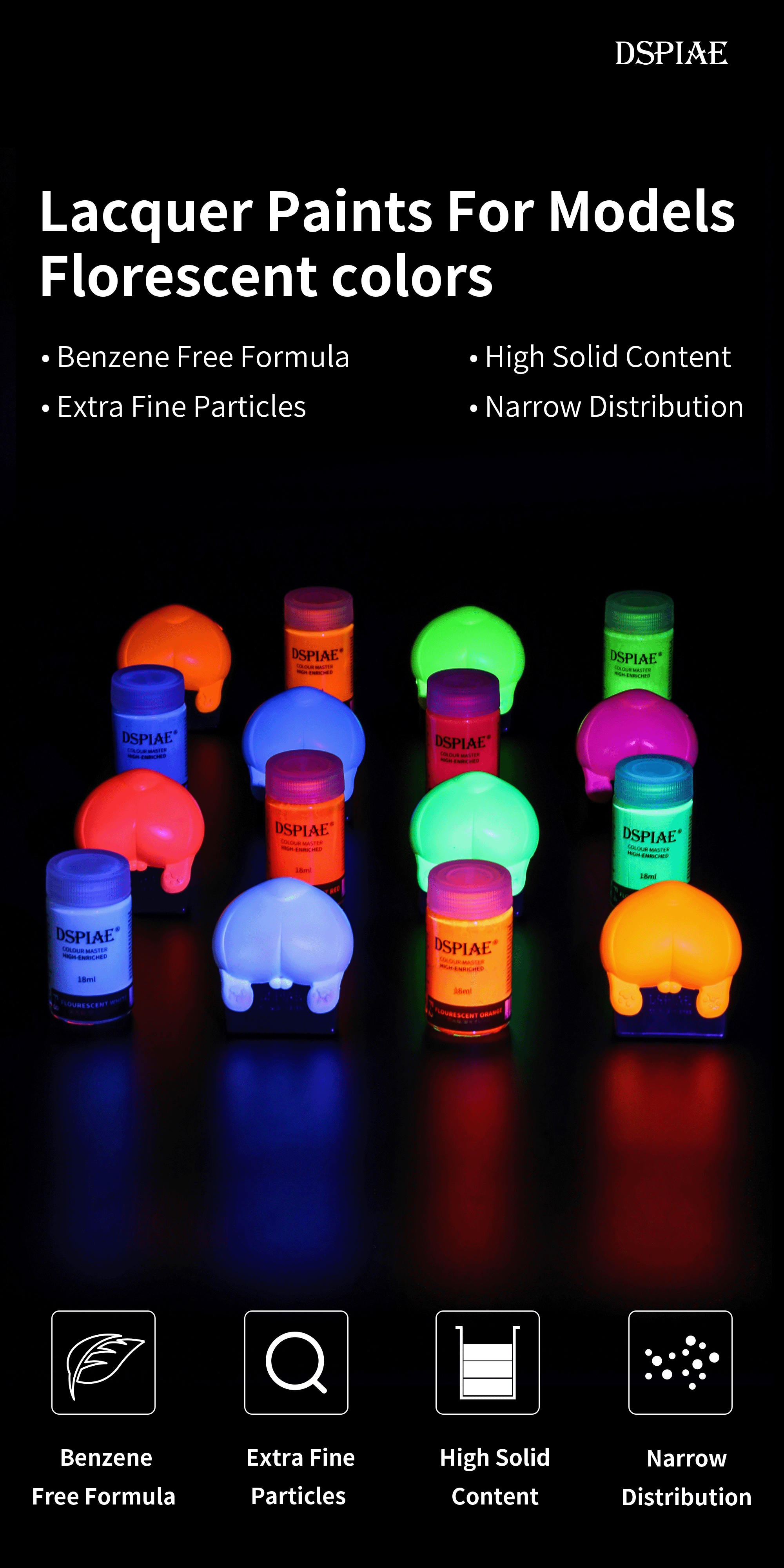 F Lacquer Paint Fluorescent 18ml