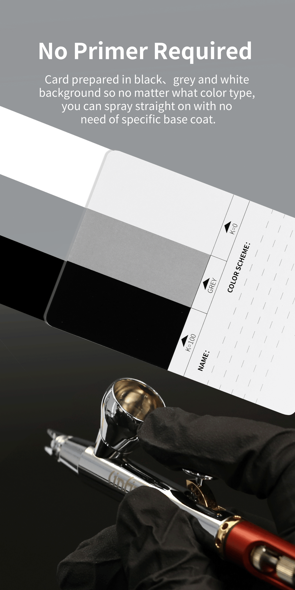 CC-01 Model paint Test Card