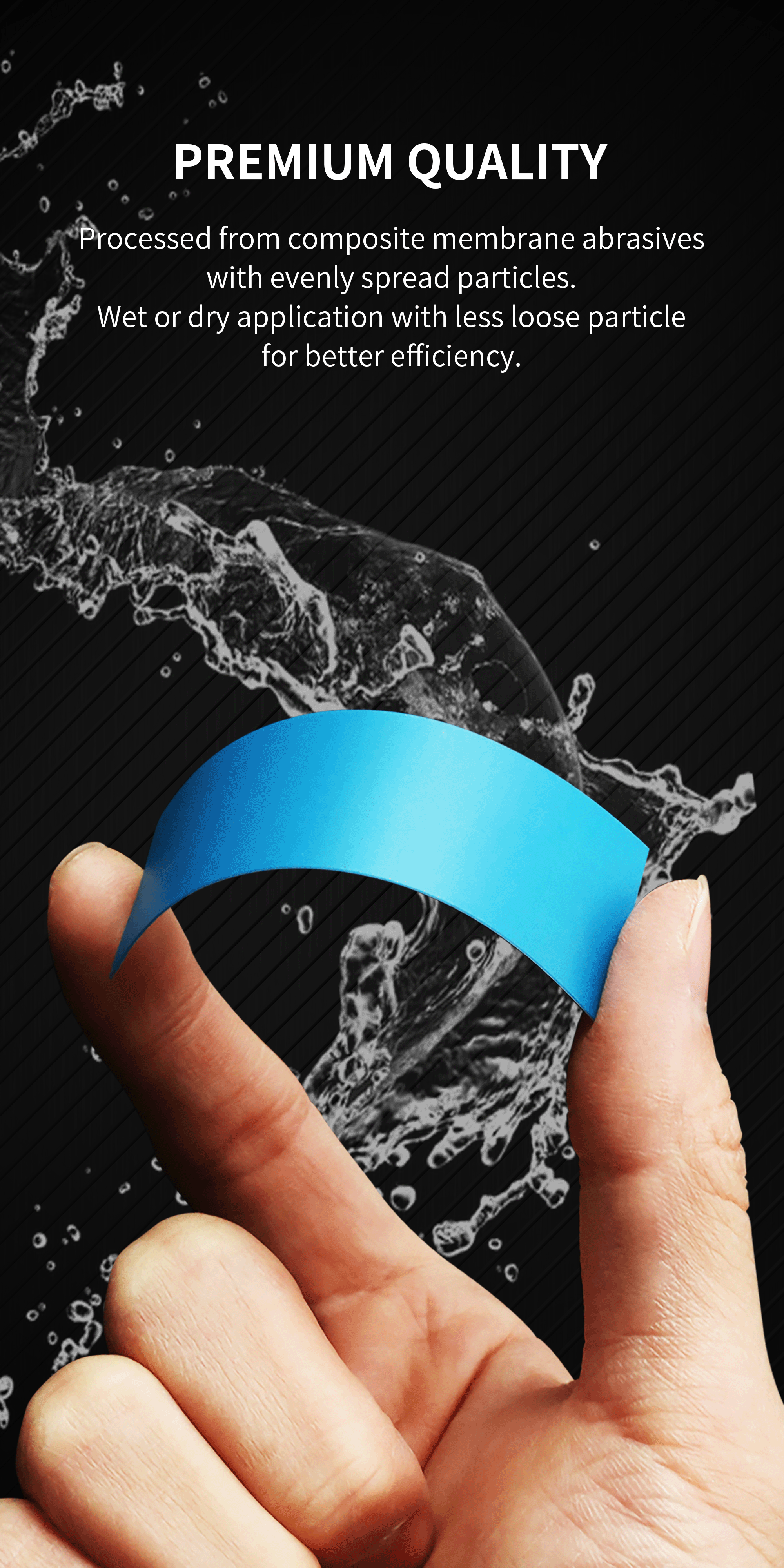 DSP-S01 Reusable Self Adhesive Sandpaper