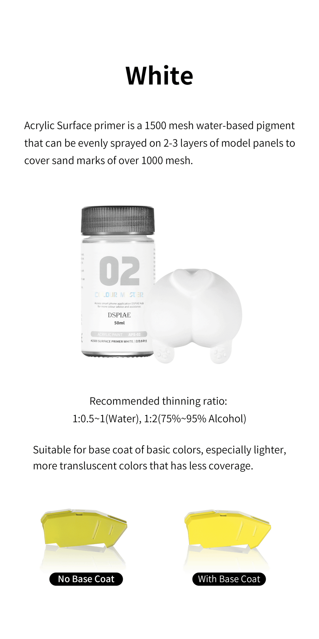 APS Acrylic Surface Primer 50ml