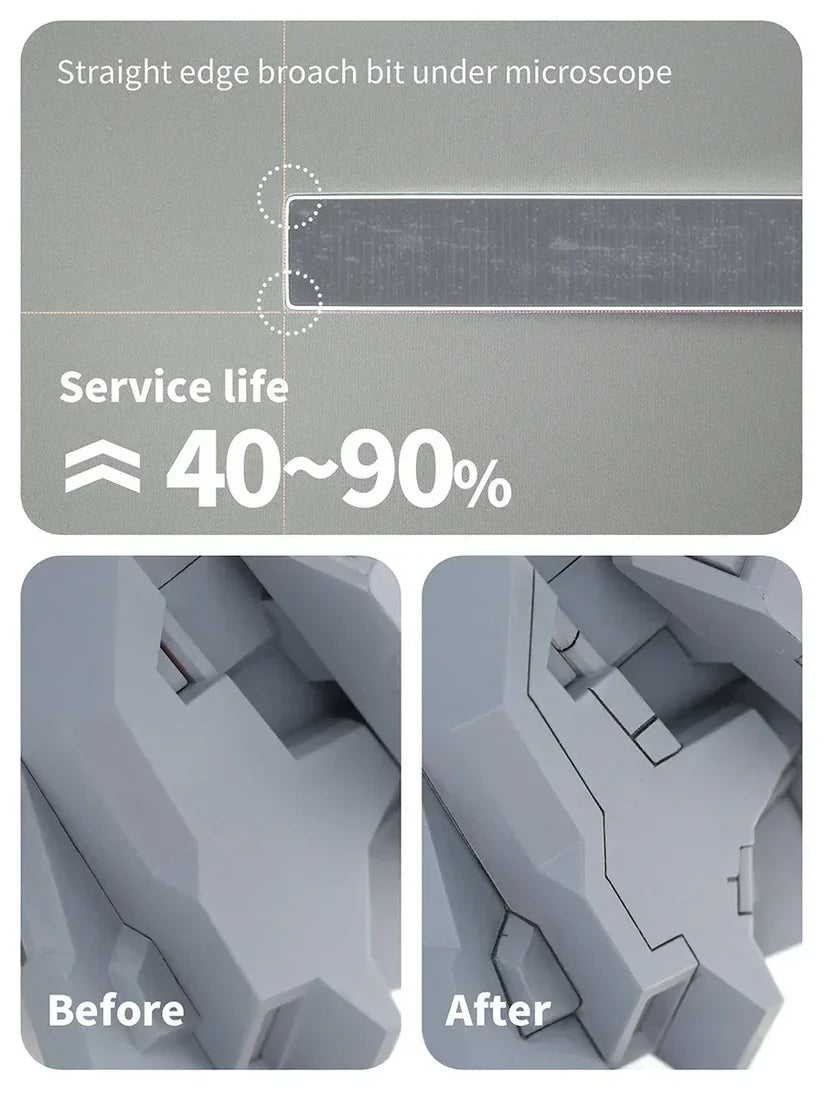 ZPB / GS Straight Edge Broach Push Knife & GS Step Scraper