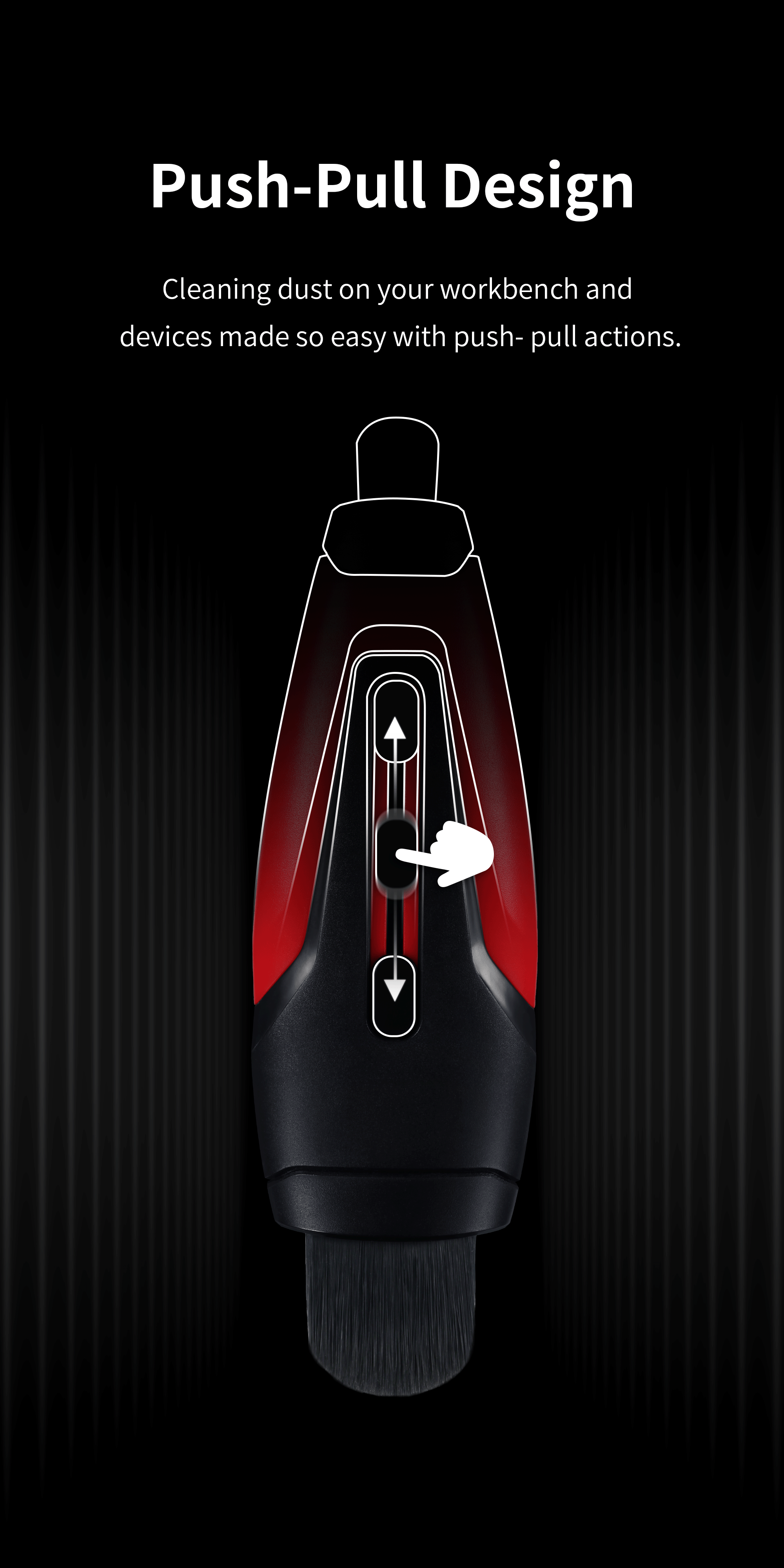 PT-RDB Retractable Dust Brush