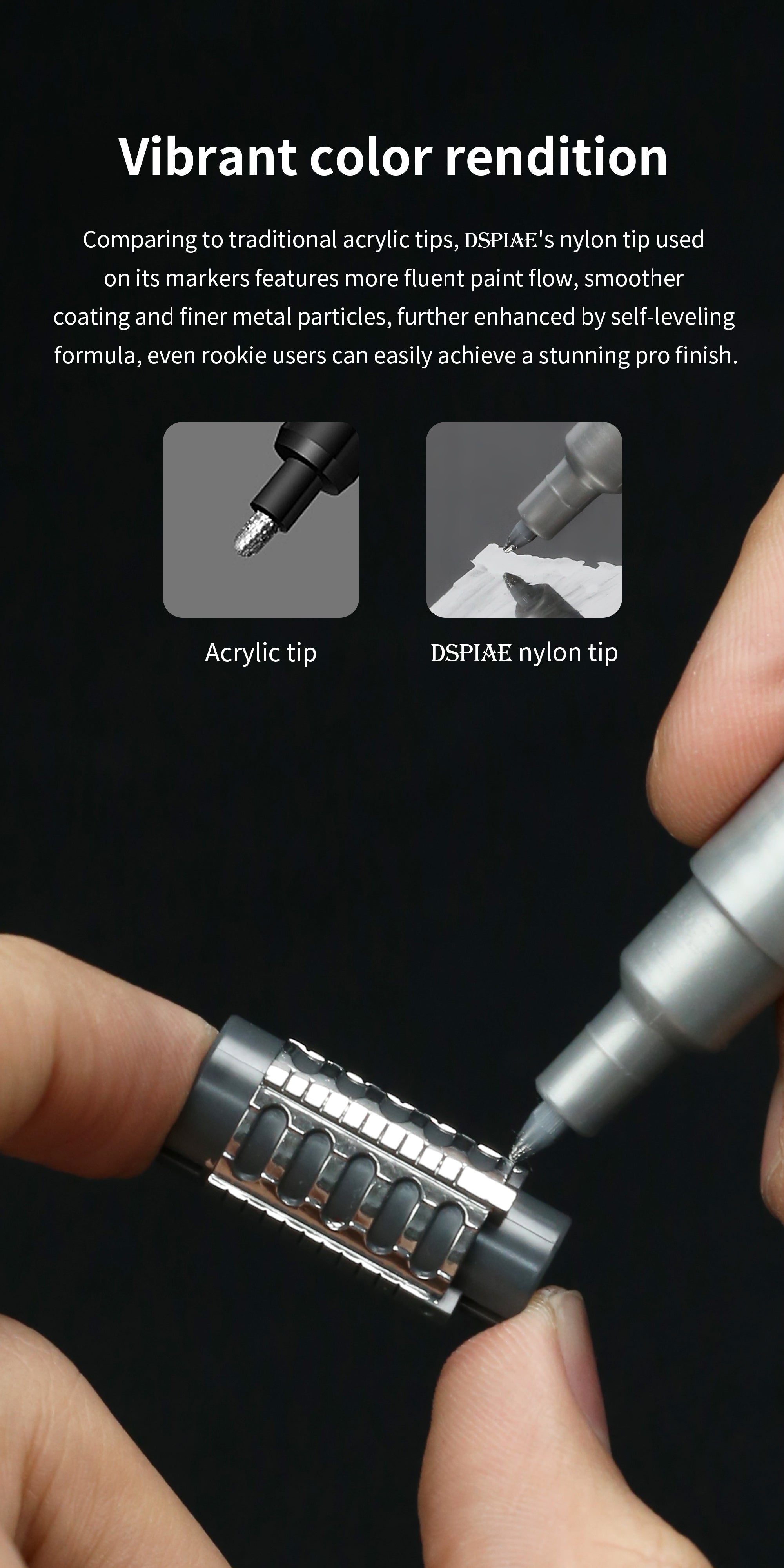 MKS Super Metallic Color Markers