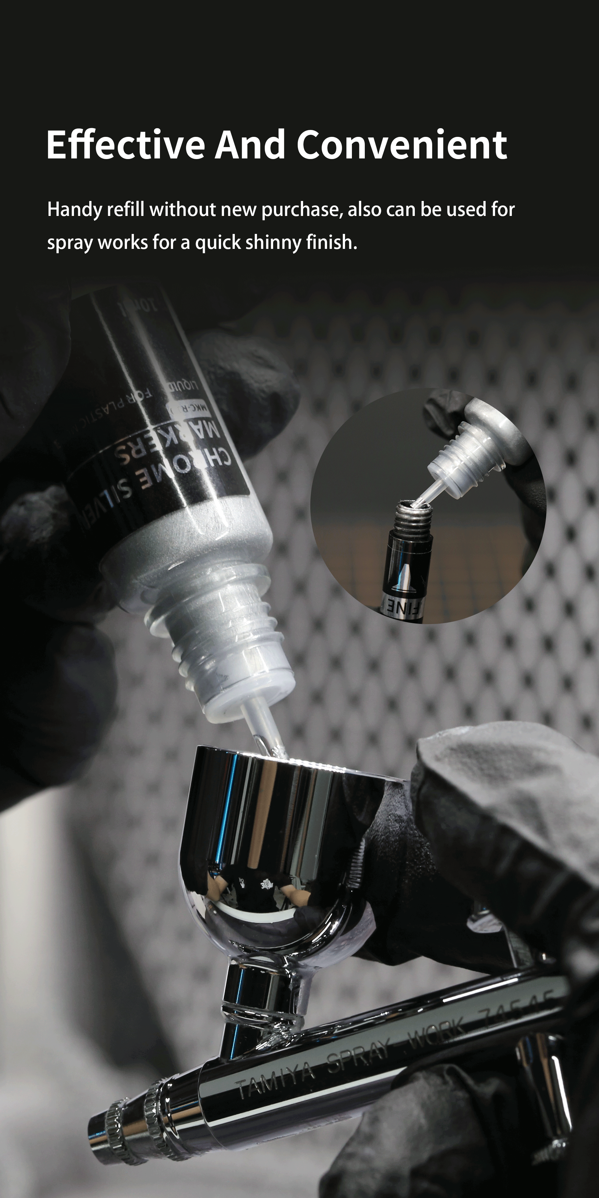 CR-10 Chrome Silver Marker refill 10ml