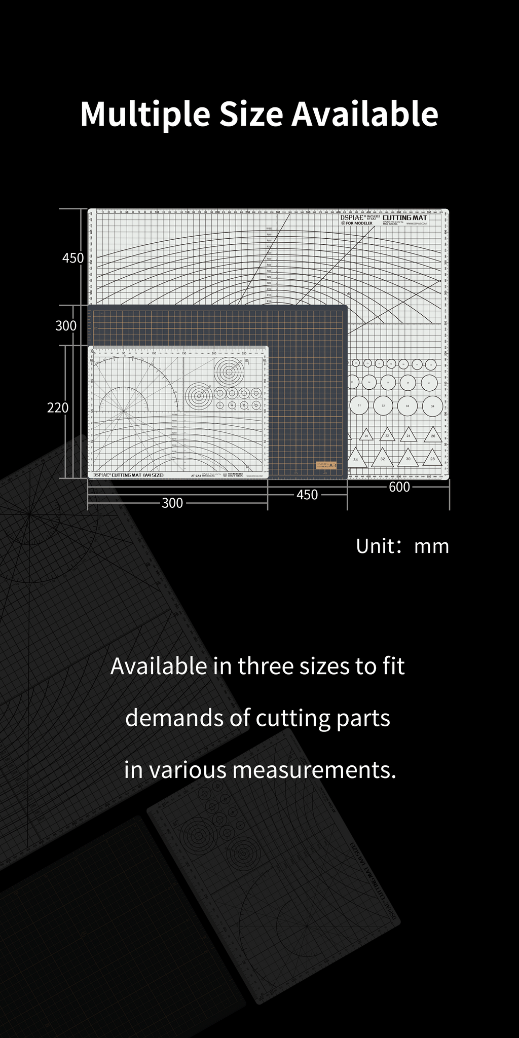 AT-CA Model Cutting Mat Double-Sided