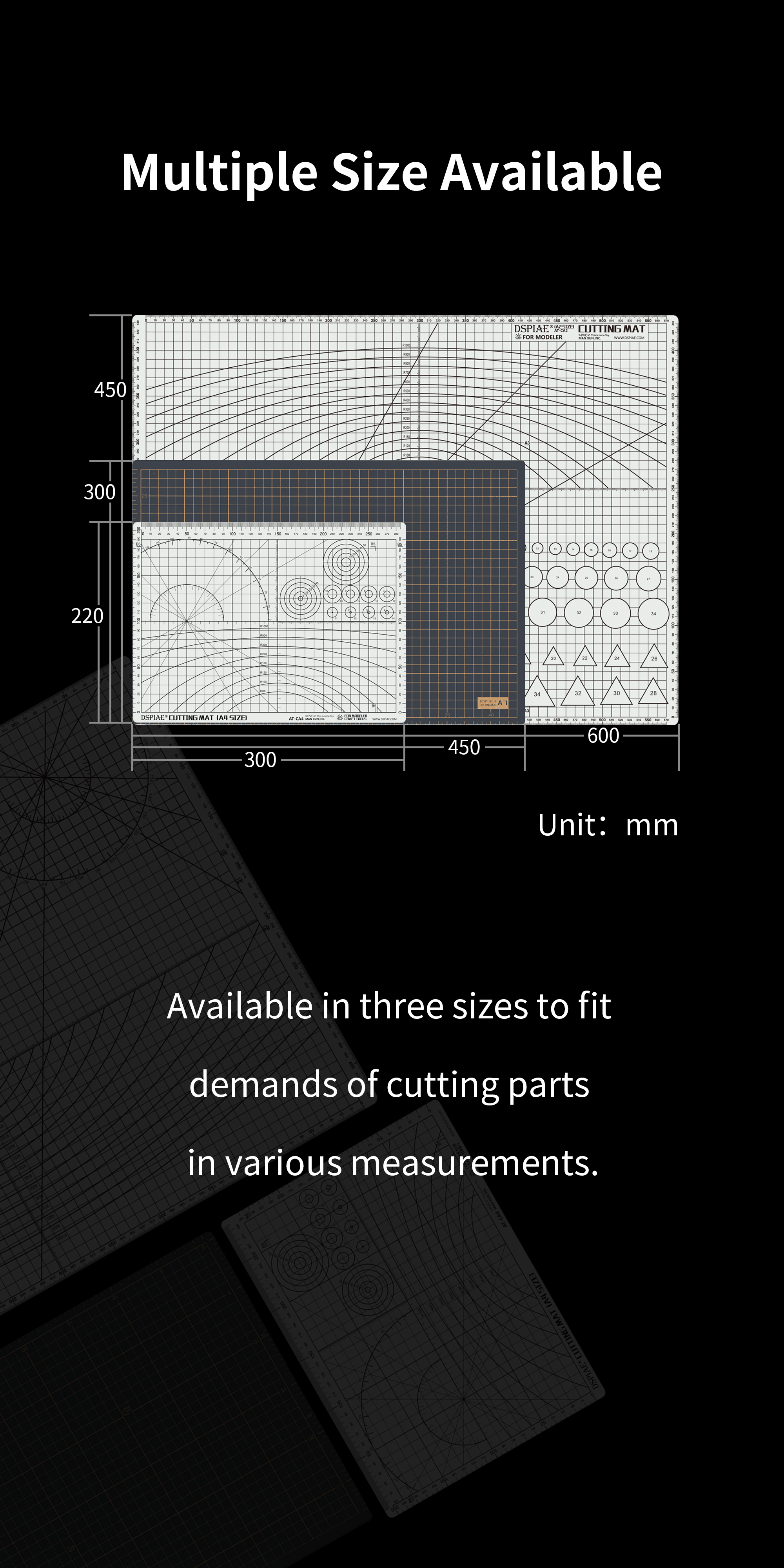 AT-CA Model Cutting Mat Double-Sided