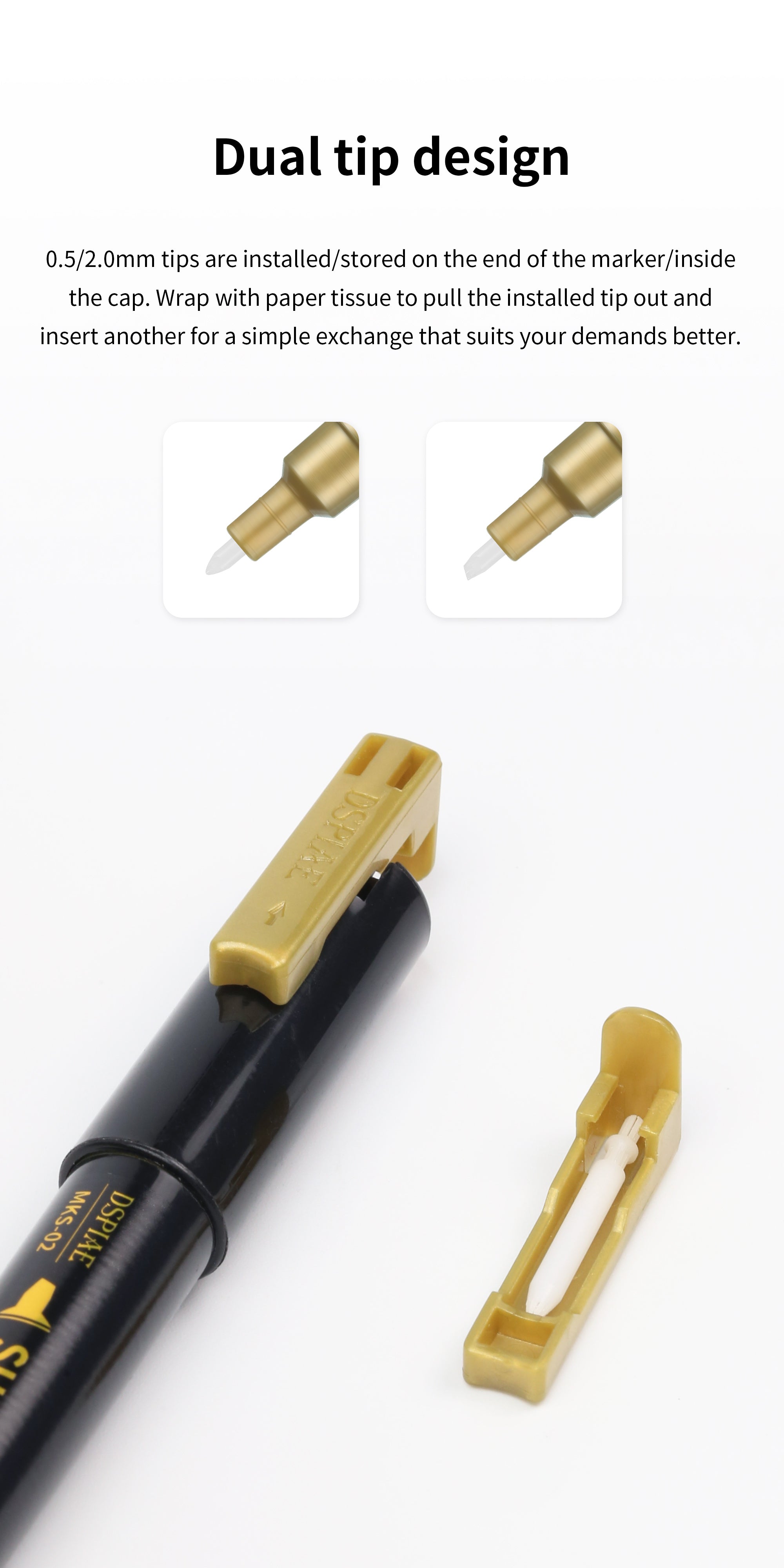 MKS Super Metallic Color Markers