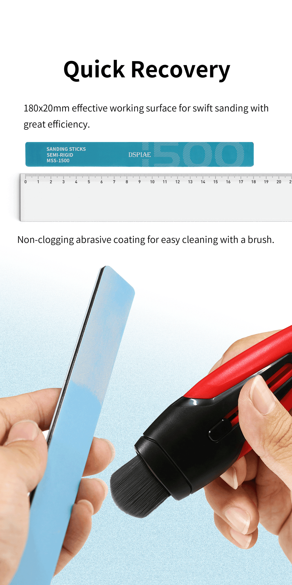 MSS Semi-Rigid Sanding Sticks