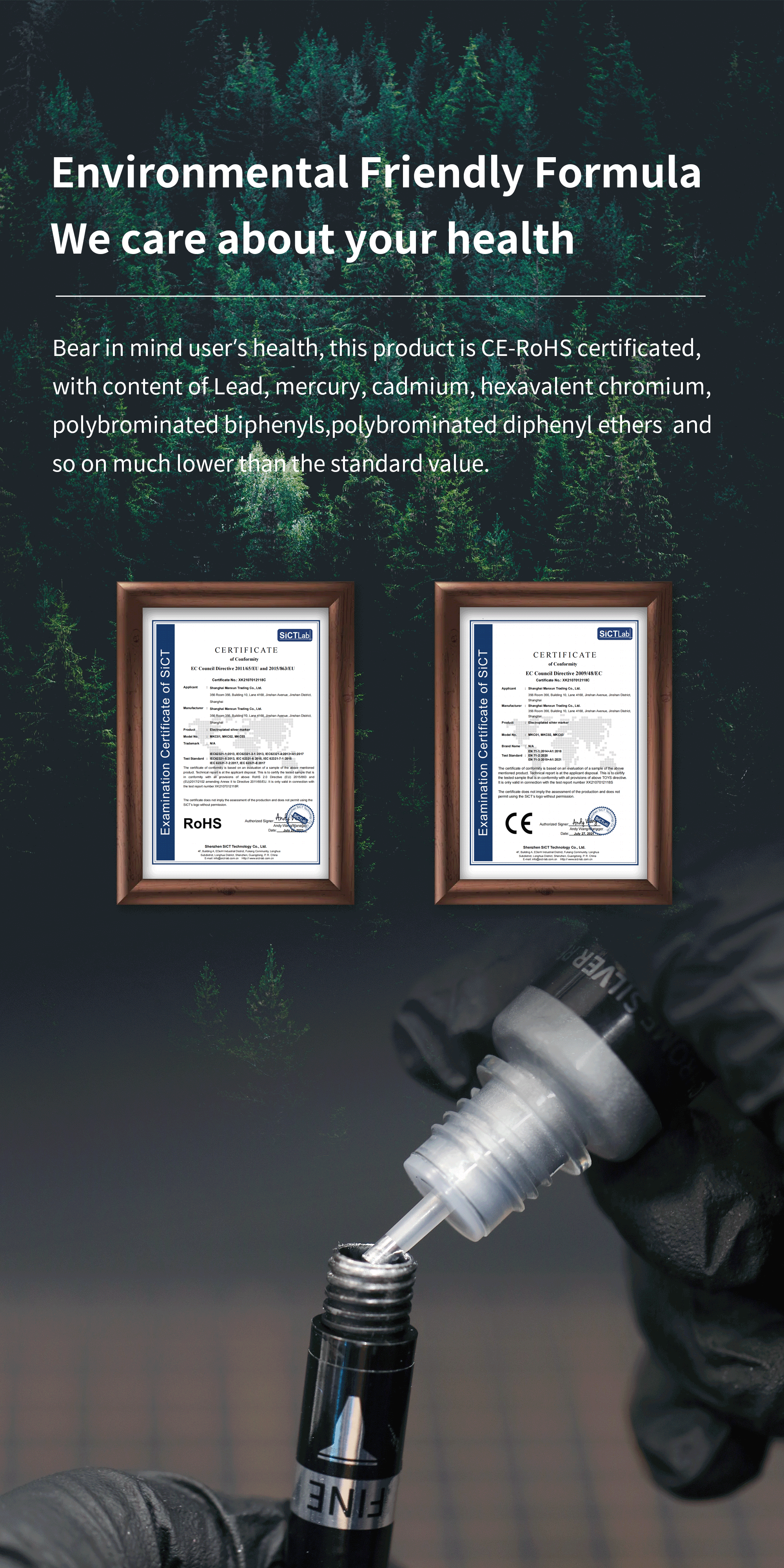 CR-10 Chrome Silver Marker refill 10ml