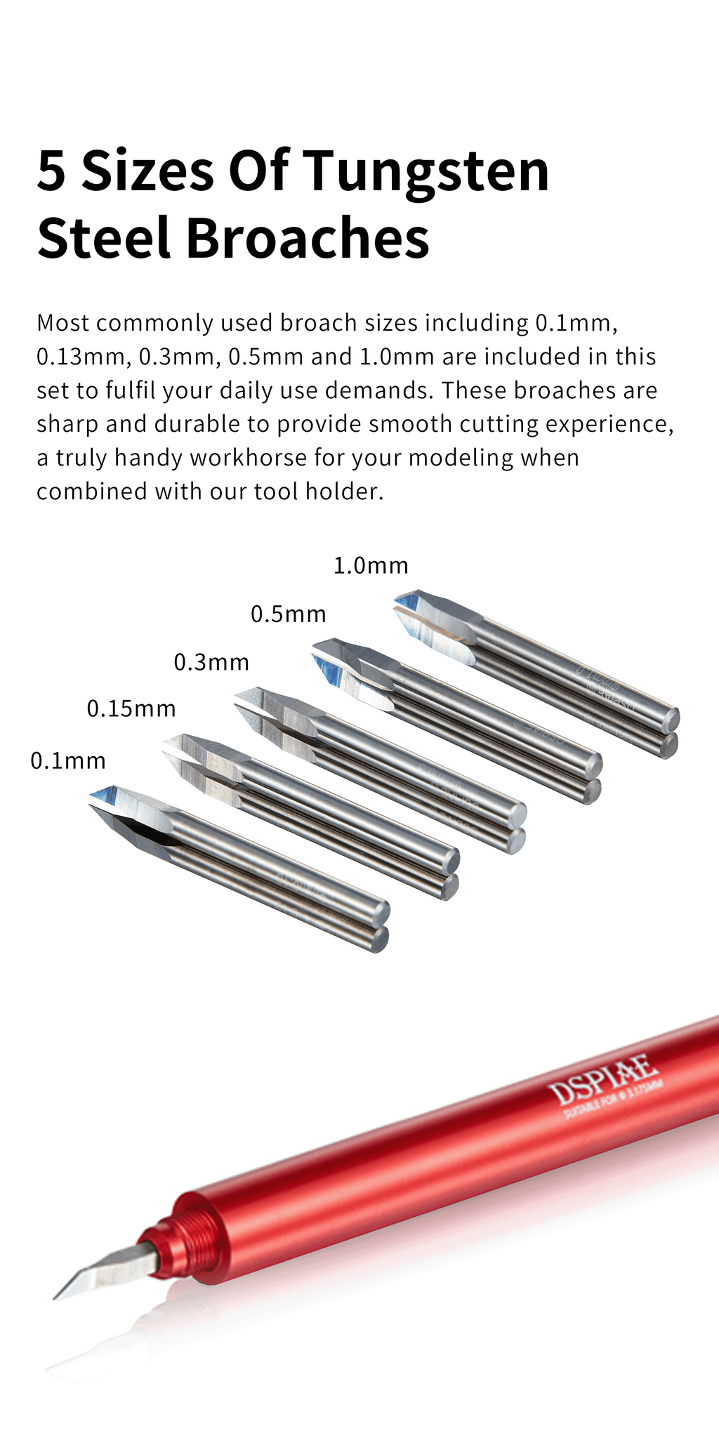 CS-PB01 Push Broach Combination Set