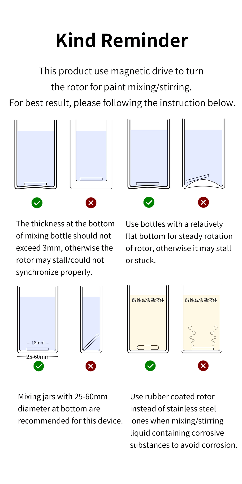 MS-01 LE Portable Magnetic Paint Stirrer