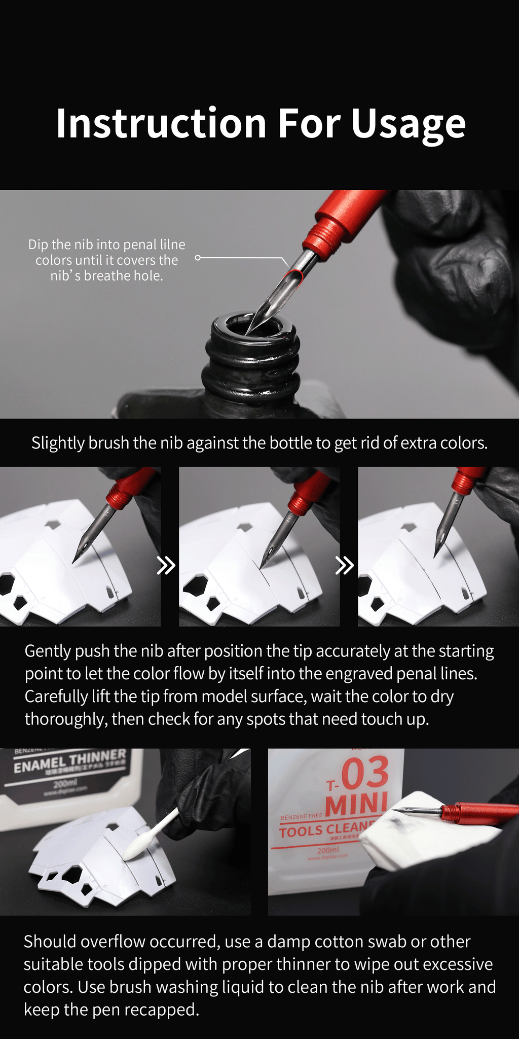 AT-PL Aluminium panel Line Pen