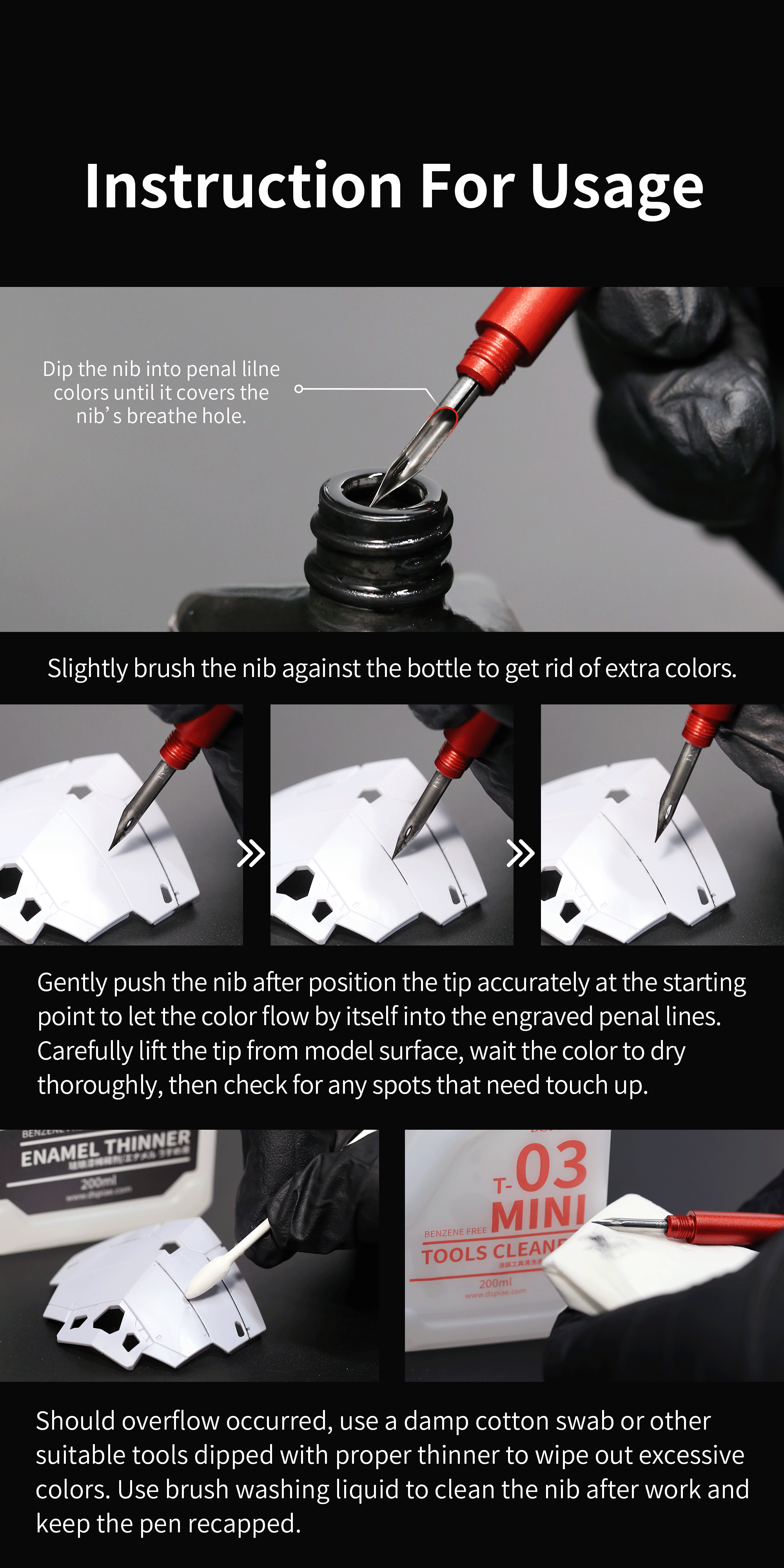 AT-PL Aluminium panel Line Pen