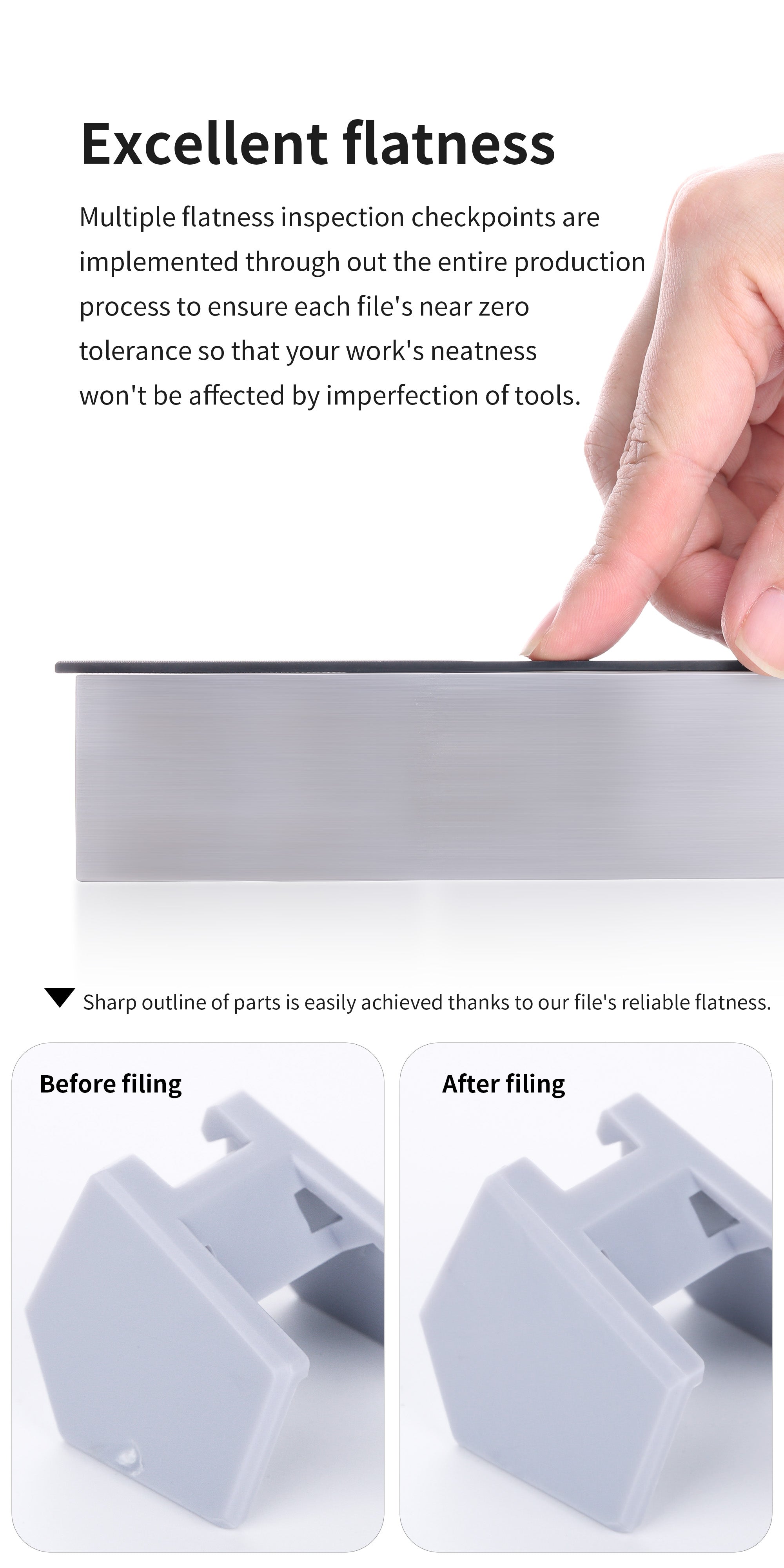 AT-FX Professional DLC Coated Stainless Steel File