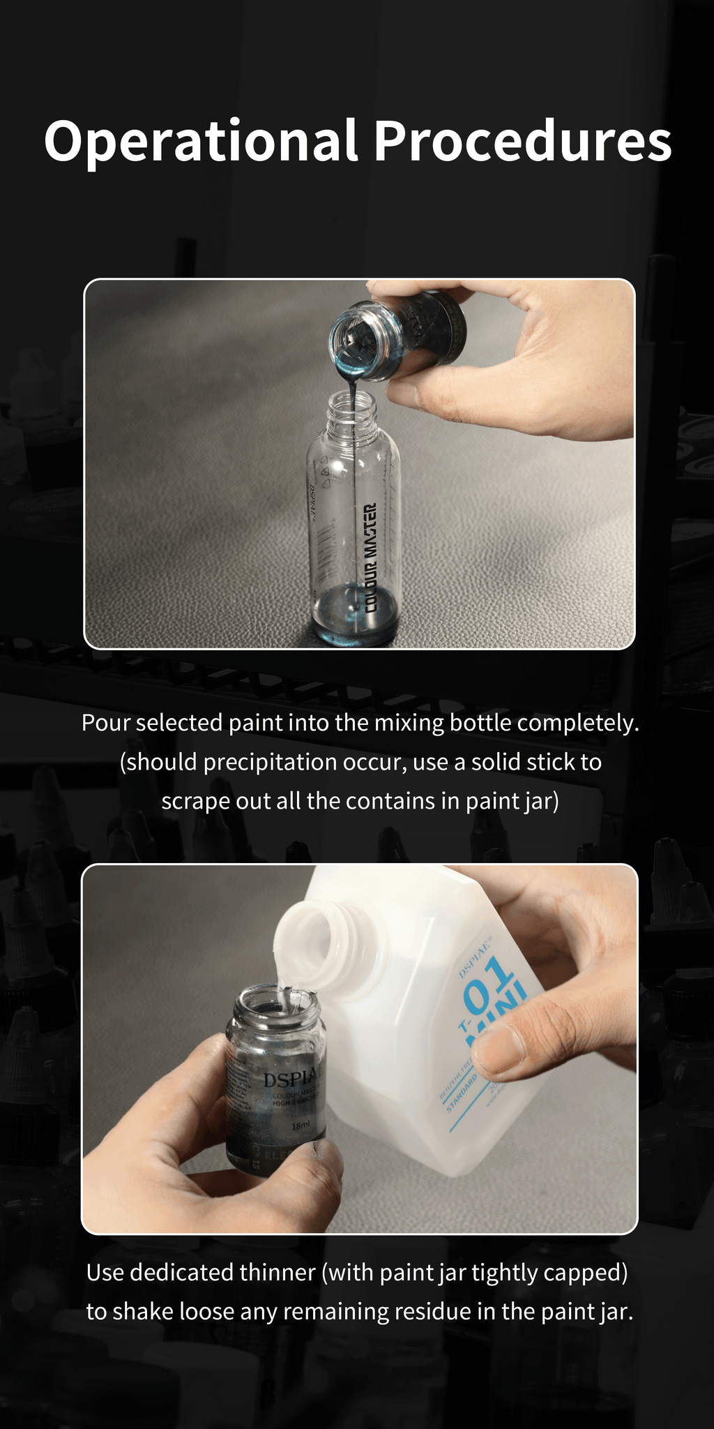 MS-01 LE Portable Magnetic Paint Stirrer