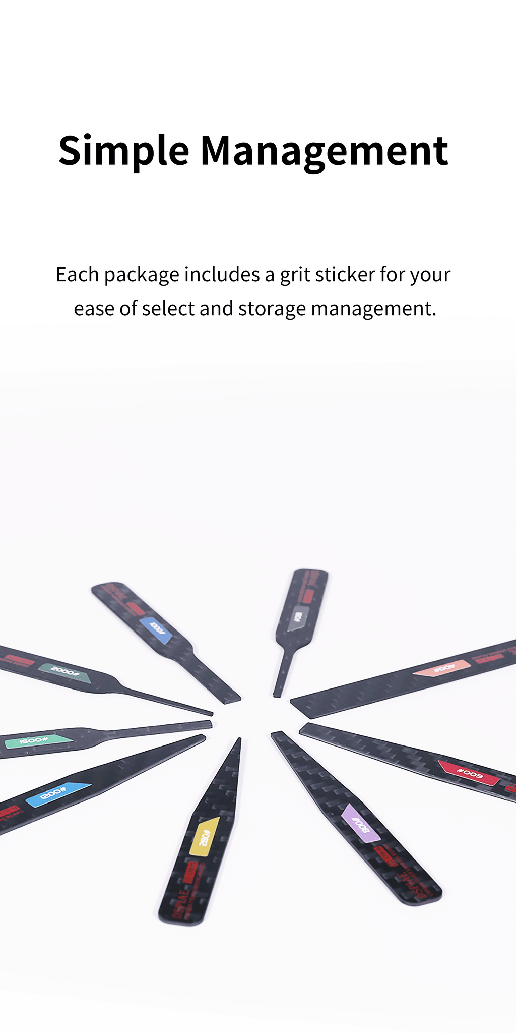 CFB-S01 Carbon Fiber Sanding Stick