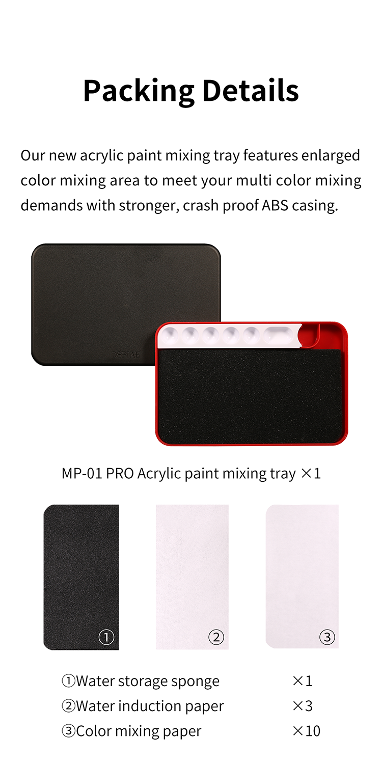 MP-01 Pro Moisturizing Color Mixing Tray