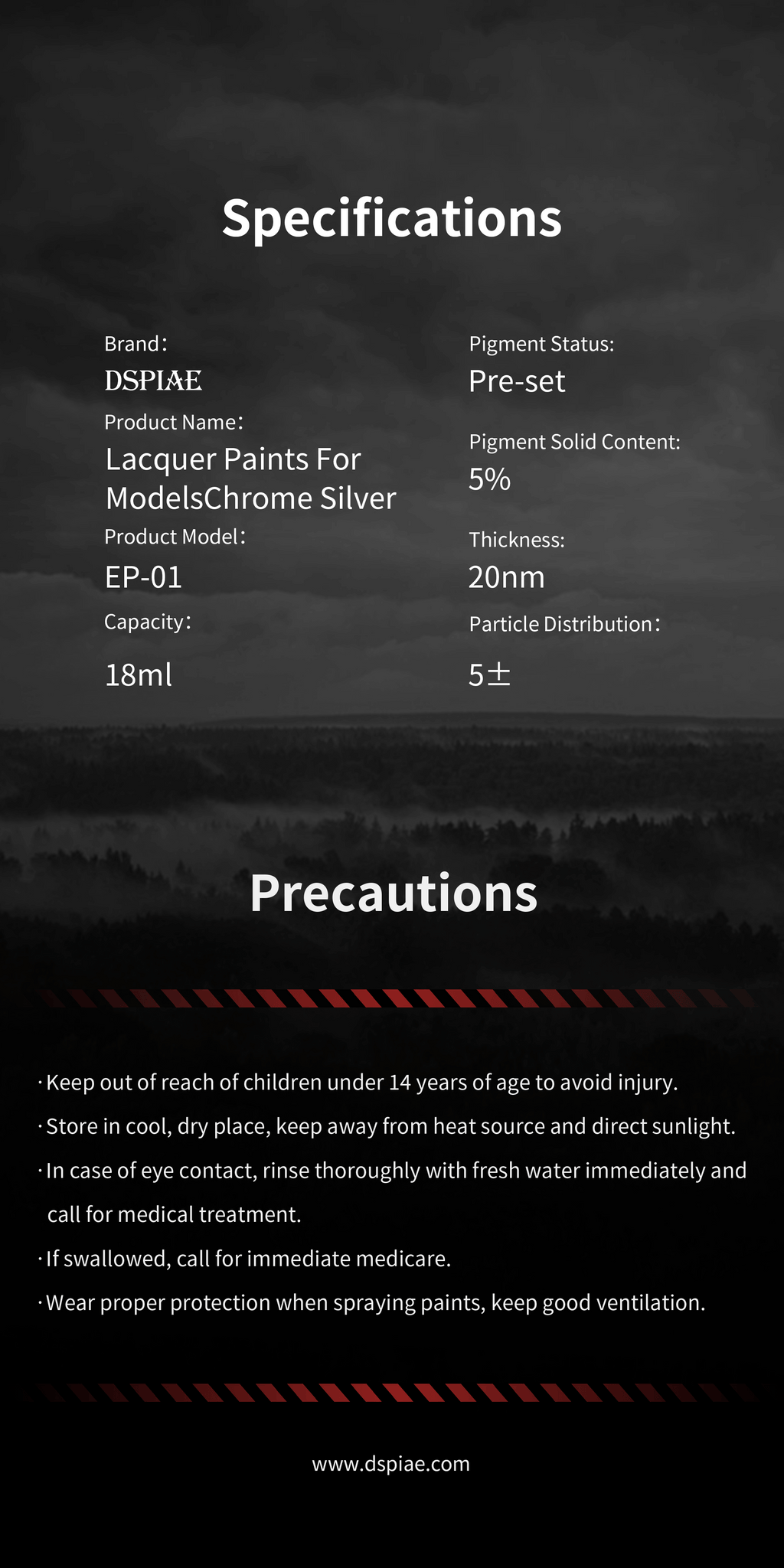 EP Lacquer Paint Chrome 18ml