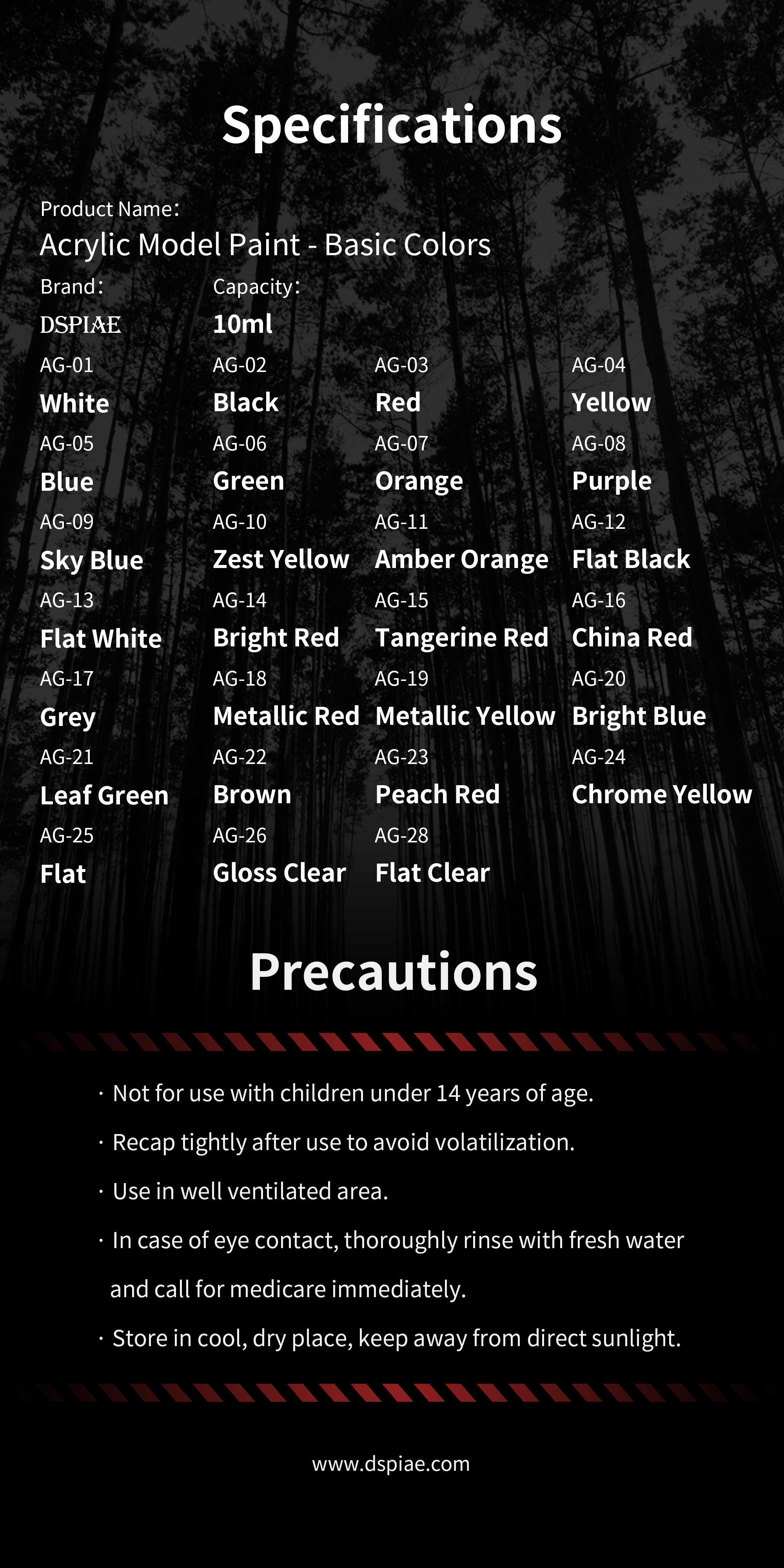 AG Acrylic Paint 10ml