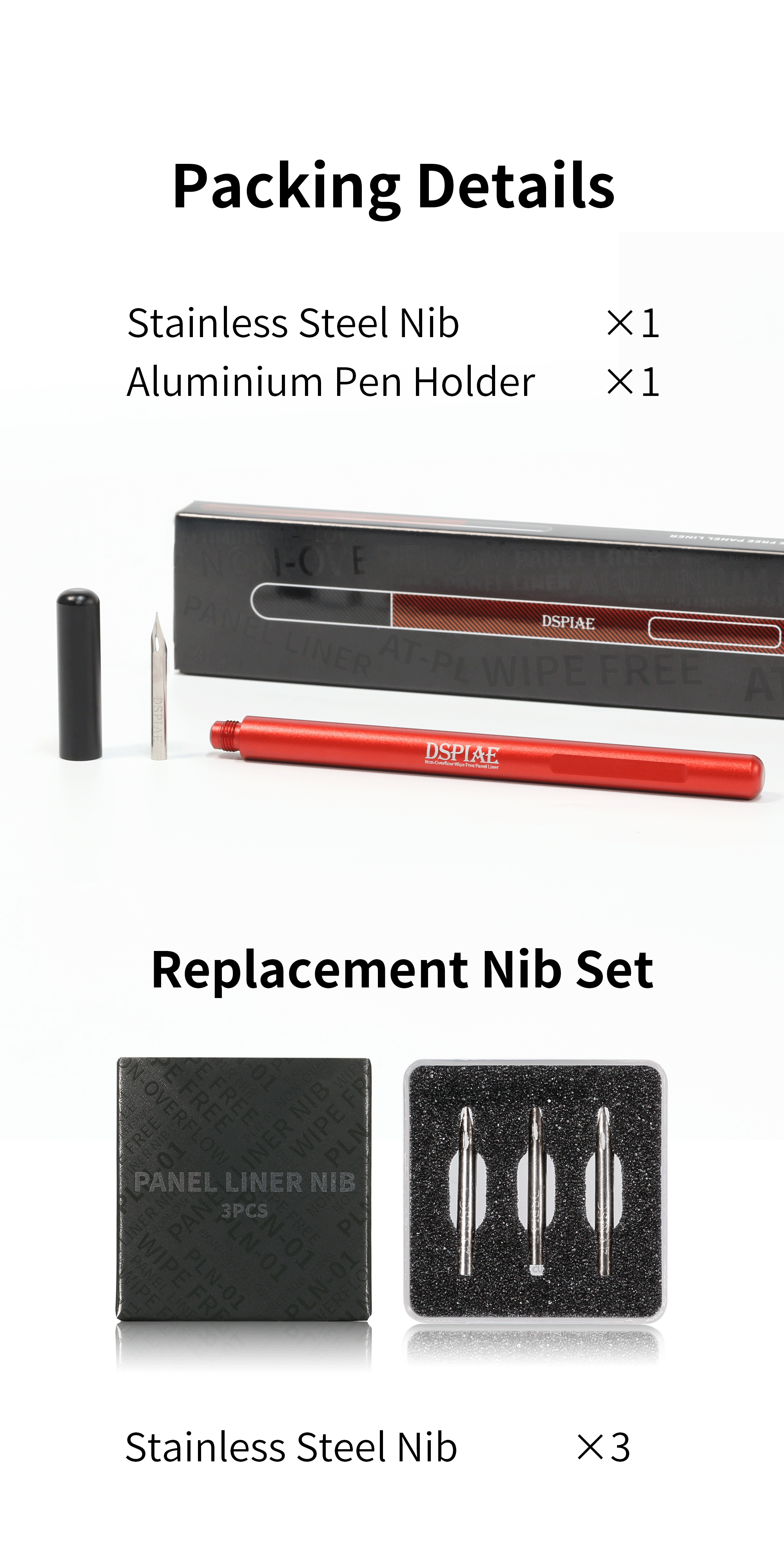 AT-PL Aluminium panel Line Pen