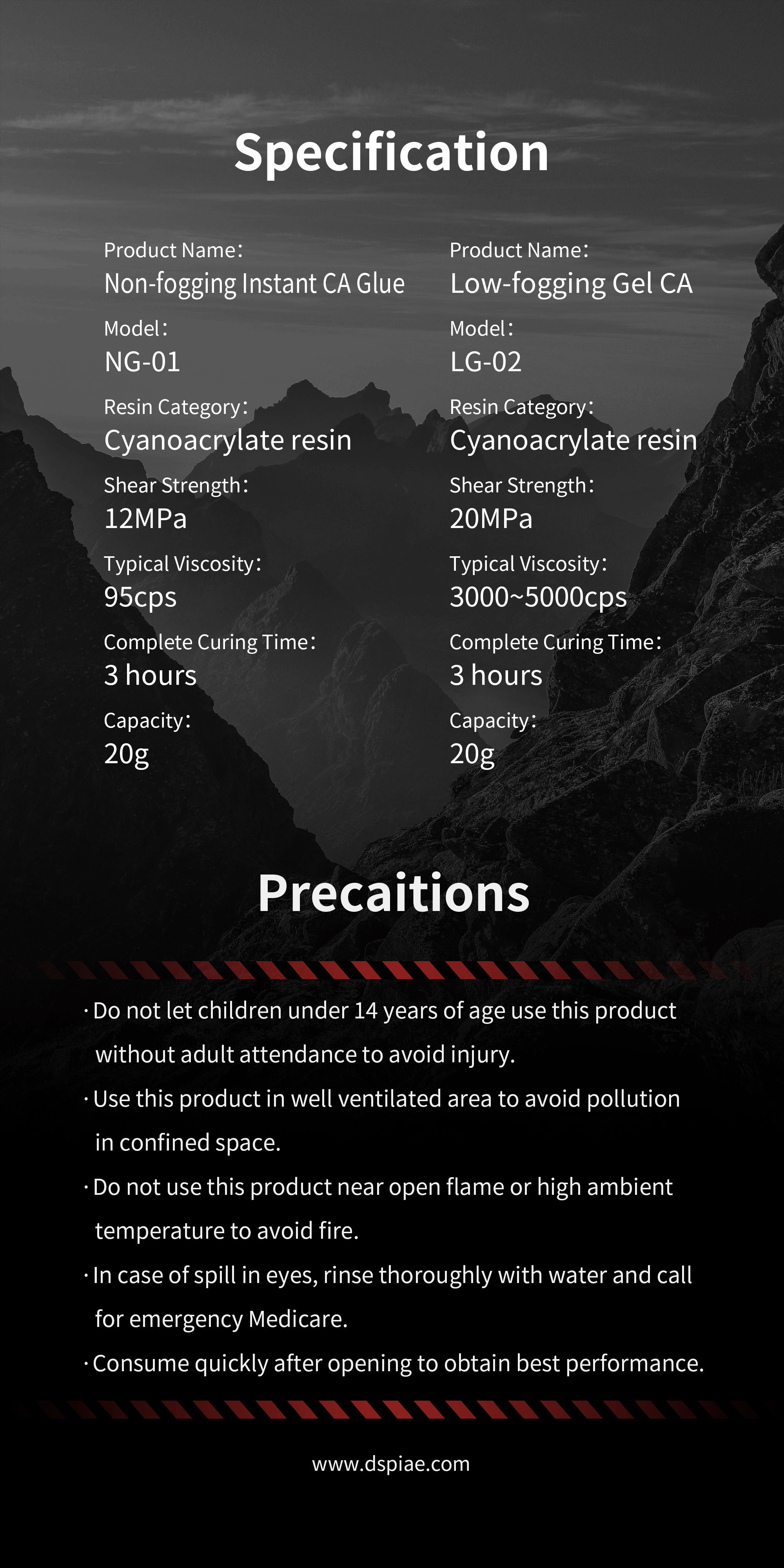 NG-01 & LG-02 Super Glue