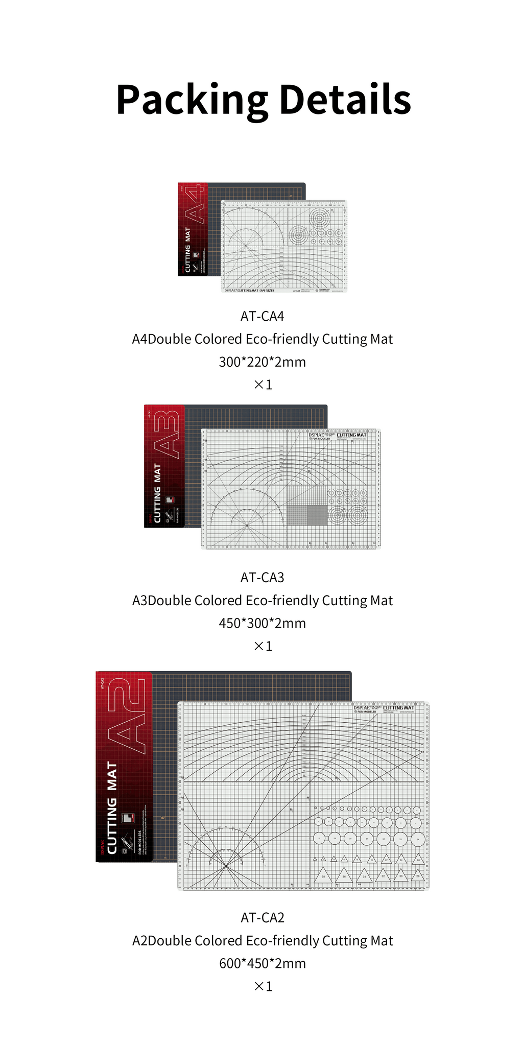 AT-CA Model Cutting Mat Double-Sided