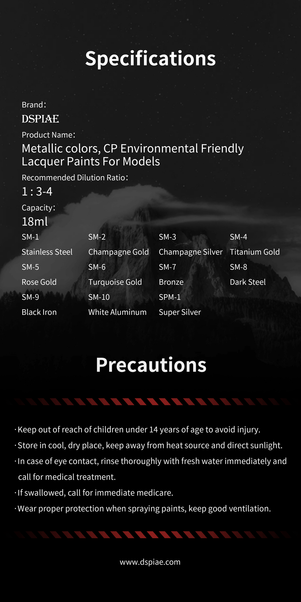 SM Lacquer Paint ml18