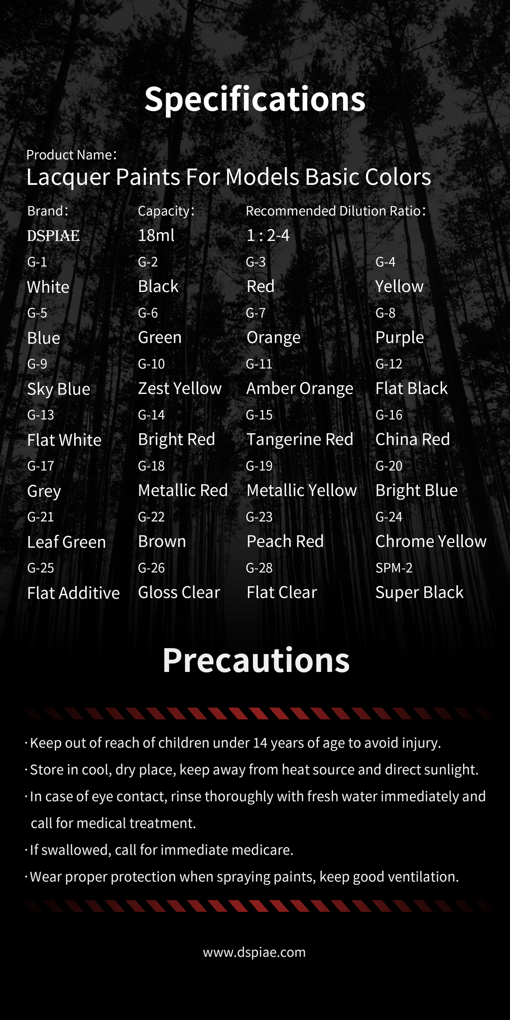 G Lacquer Paint Basic