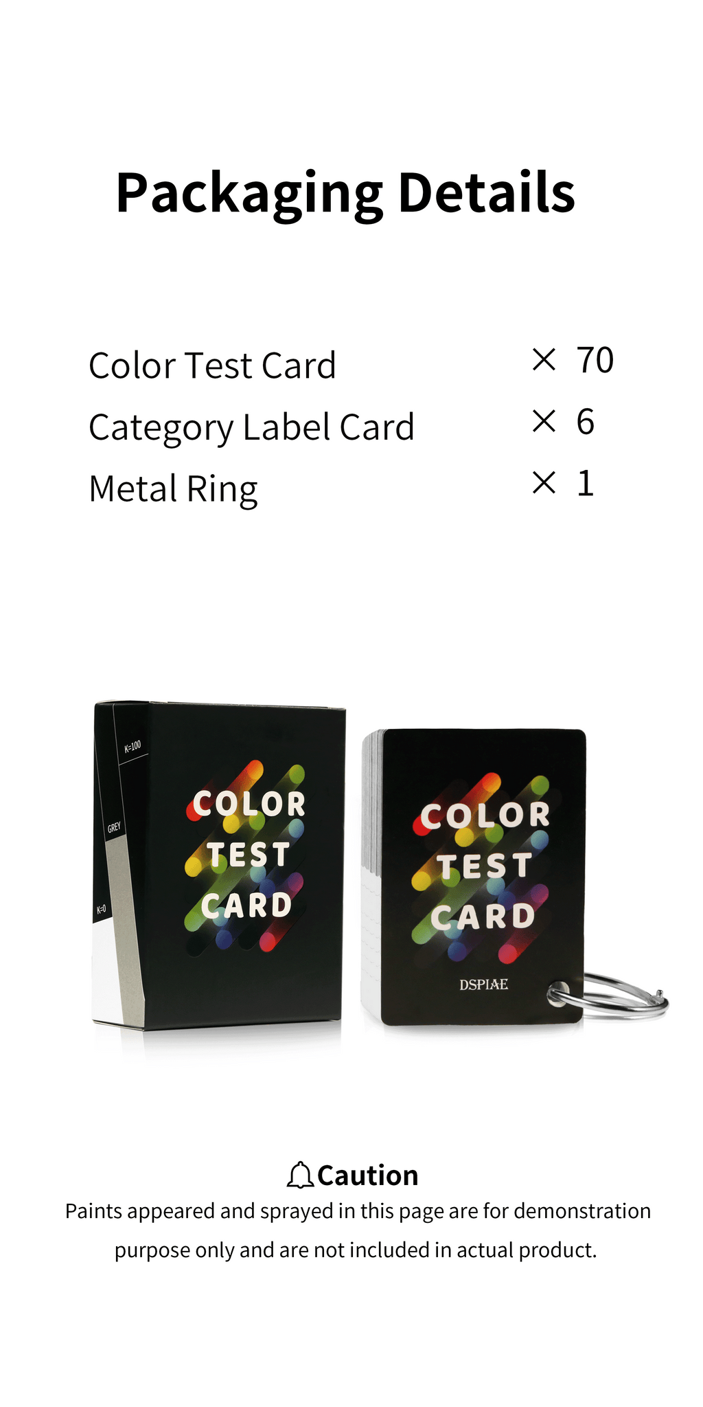 CC-01 Model paint Test Card