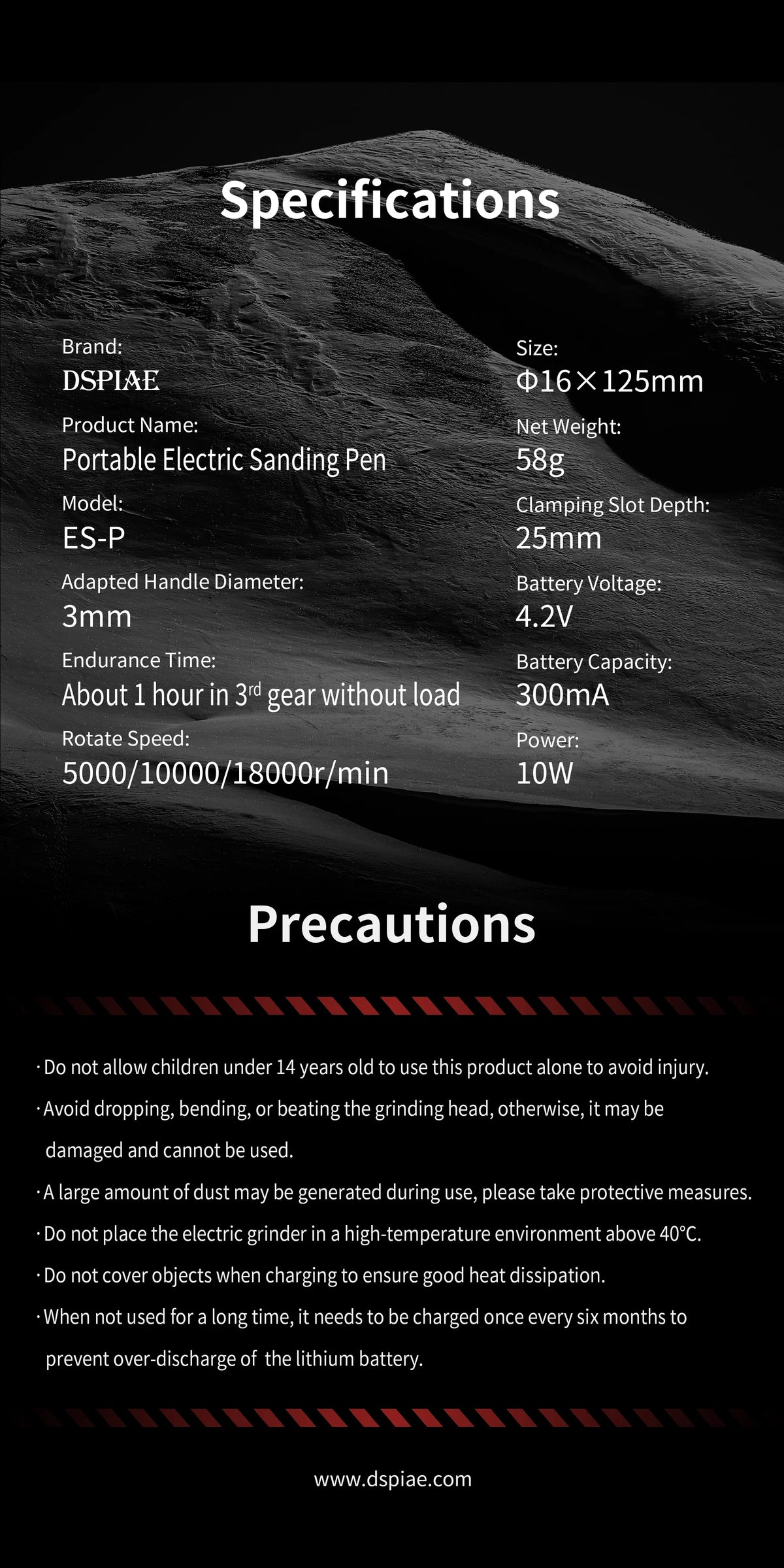ES-P Portable Electric Sharpening\sanding\polish Pen