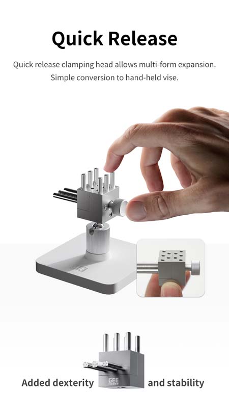 GH-TV GEEHOBBY Stainless Steel Hobby Vise