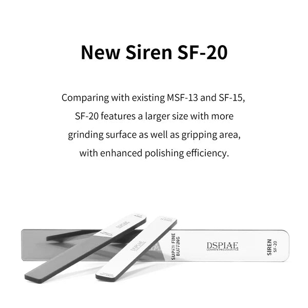 MSF/SF Siren-Glass Mirror Polshing File
